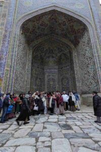 Heaven Tours Group at Shah-i-Zinda Samarkand