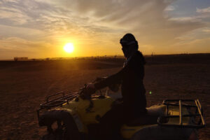 Heaven Tours Egypt group beach buggy adventure at the Pyramids of Giza
