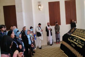 Heaven Tours group at Prophet Shuaib shrine Jordan - Islamic heritage tour