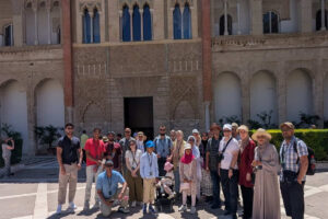 Heaven Tours Spain tour group at Real Alcazar Palace Seville