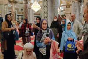 Heaven Tours group inside Masjid Al-Aqsa Jerusalem